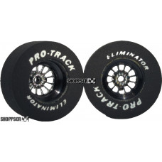 Pro Track Turbine 3D 1-3/16 x .435 Black Drag Rear Wheels for 3/32 axle