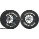 Pro Track Turbine 1-3/16 x .435 Black Drag Rear Wheels for 3/32 axle