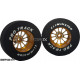 Pro Track Turbine 1-3/16 x .435 Gold Drag Rear Wheels for 3/32 axle