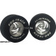 Pro Track Ninja 1-3/16 x .435 Plain Drag Rear Wheels for 3/32 axle