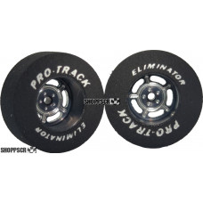 Pro Track 1-3/16 x .435 Black Daytona Drag Rear Wheels for 3/32 axle
