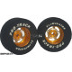 Pro Track 1-3/16 x .435 Gold Daytona Drag Rear Wheels for 3/32 axle