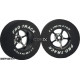 Pro Track Pro Star 1-3/16 x .435 Black Drag Rear Wheels for 3/32 axle