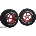 Pro Track Pro Star 1-3/16 x .435 Red Drag Rear Wheels for 3/32 axle