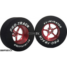 Pro Track Pro Star 1-3/16 x .435 Red Drag Rear Wheels for 3/32 axle