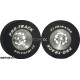 Pro Track Magnum 3D 1-3/16 x .435 Plain Drag Rear Wheels for 3/32 axle