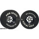 Pro Track Magnum 3D 1-3/16 x .435 Black Drag Rear Wheels for 3/32 axle