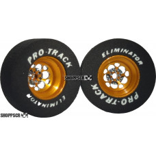 Pro Track Magnum 3D 1-3/16 x .435 Gold Drag Rear Wheels for 3/32 axle