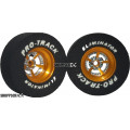Pro Track Evolution 3D 1-3/16 x .435 Gold Drag Rear Wheels for 3/32 axle