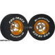 Pro Track Evolution 3D 1-3/16 x .435 Gold Drag Rear Wheels for 3/32 axle