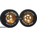 Pro Track Evolution 1-3/16 x .435 Gold Drag Rear Wheels for 3/32 axle