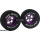 Pro Track Evolution 1-3/16 x .435 Purple Drag Rear Wheels for 3/32 axle
