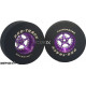 Pro Track Star 1-5/16 x .435 Purple Drag Rear Wheels for 3/32 axle