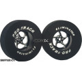 Pro Track Sawblade 1-5/16 x .435 Black Drag Rear Wheels for 3/32 axle