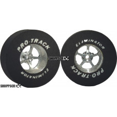 Pro Track 1-5/16 x .435 Plain Pro Star Drag Rear Wheels for 3/32 axle