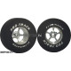 Pro Track 1-5/16 x .435 Plain Pro Star Drag Rear Wheels for 3/32 axle