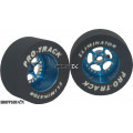 Pro Track Star 1-1/16 x .500 Blue Drag Rear Wheels for 1/8 axle
