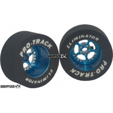 Pro Track Star 1-1/16 x .500 Blue Drag Rear Wheels for 1/8 axle