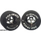 Pro Track Star 1-1/16 x .500 Black Drag Rear Wheels for 1/8 axle
