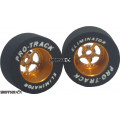 Pro Track Star 1-1/16 x .500 Gold Drag Rear Wheels for 1/8 axle