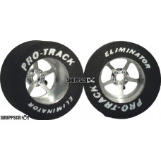 Pro Track Pro Star 1-1/16 x .500 Plain Drag Rear Wheels for 1/8 axle