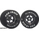 Pro Track Star 3D 1-1/16 x .500 Black Drag Rear Wheels for 3/32 axle
