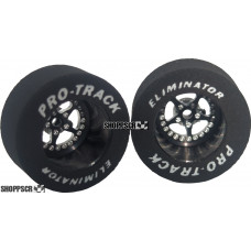 Pro Track Star 1-1/16 x .500 Black Drag Rear Wheels for 3/32 axle