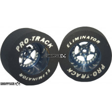 Pro Track Star 1-1/16 x .500 Gray Drag Rear Wheels for 3/32 axle