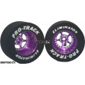 Pro Track Star 1-1/16 x .500 Purple Drag Rear Wheels for 3/32 axle