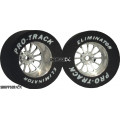 Pro Track Turbine 1-1/16 x .500 Plain Drag Rear Wheels for 3/32 axle