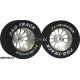 Pro Track Turbine 1-1/16 x .500 Plain Drag Rear Wheels for 3/32 axle