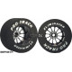 Pro Track Turbine 1-1/16 x .500 Black Drag Rear Wheels for 3/32 axle