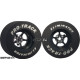 Pro Track Pro Star 3D 1-1/16 x .500 Black Drag Rear Wheels for 3/32 axle