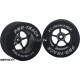 Pro Track Pro Star 1-1/16 x .500 Black Drag Rear Wheels for 3/32 axle