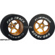 Pro Track Pro Star 1-1/16 x .500 Gold Drag Rear Wheels for 3/32 axle