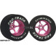 Pro Track Pro Star 1-1/16 x .500 Neon Pink Drag Rear Wheels for 3/32 axle