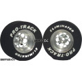 Pro Track Magnum 3D 1-1/16 x .500 Plain Drag Rear Wheels for 3/32 axle