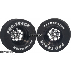 Pro Track Magnum 3D 1-1/16 x .500 Black Drag Rear Wheels for 3/32 axle