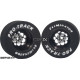Pro Track Magnum 3D 1-1/16 x .500 Black Drag Rear Wheels for 3/32 axle