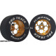 Pro Track Magnum 1-1/16 x .500 Gold Drag Rear Wheels for 3/32 axle