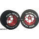 Pro Track Magnum 1-1/16 x .500 Red Drag Rear Wheels for 3/32 axle