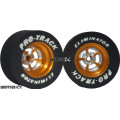 Pro Track Evolution 3D 1-1/16 x .500 Gold Drag Rear Wheels for 3/32 axle