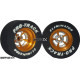 Pro Track Evolution 3D 1-1/16 x .500 Gold Drag Rear Wheels for 3/32 axle