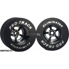 Pro Track Evolution 1-1/16 x .500 Black Drag Rear Wheels for 3/32 axle