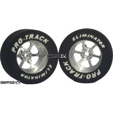 Pro Track Roadster 1-1/16 x .500 Plain Drag Rear Wheels for 3/32 axle