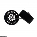 Pro Track Bulldog 1-1/16 x .500 Black Drag Rear Wheels for 3/32 axle