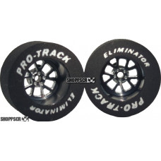 Pro Track Bulldog 1-1/16 x .500 Black Drag Rear Wheels for 3/32 axle