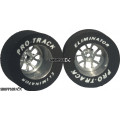 Pro Track Bulldog 1-1/16 x .500 Gray Drag Rear Wheels for 3/32 axle