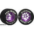 Pro Track Bulldog 1-1/16 x .500 Purple Drag Rear Wheels for 3/32 axle