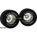 Pro Track Turbine 1-3/16 x .500 Plain Drag Rear Wheels for 1/8 axle